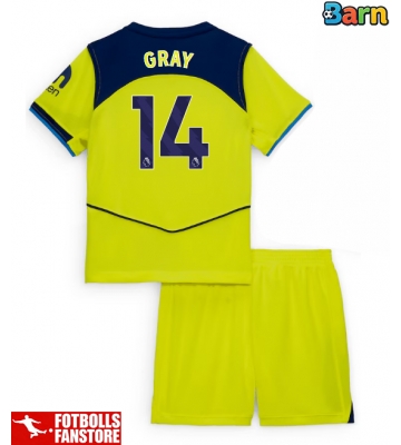 Tottenham Hotspur Archie Gray #14 Tredje Tröja Barn 2025-26 Kortärmad (+ Korta byxor)